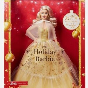 NEW Barbie 2023 Holiday Doll New in Box 35th Anniversary